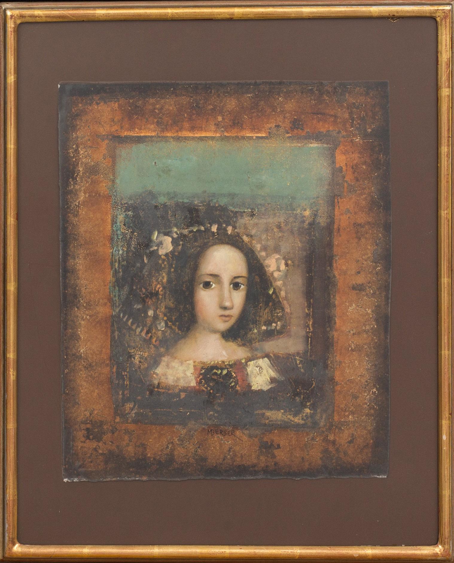 MERSAD BERBER, mixed media signed.
