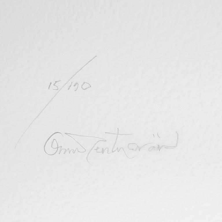 OSCAR REUTERSWÄRD, 5 st, färglitografier, signerade och numrerade 15/190, 188/190, 189/190 och 190/190.