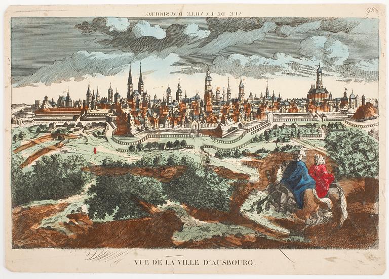 PARTI GRAVYRER, 6st, 1700-tal.