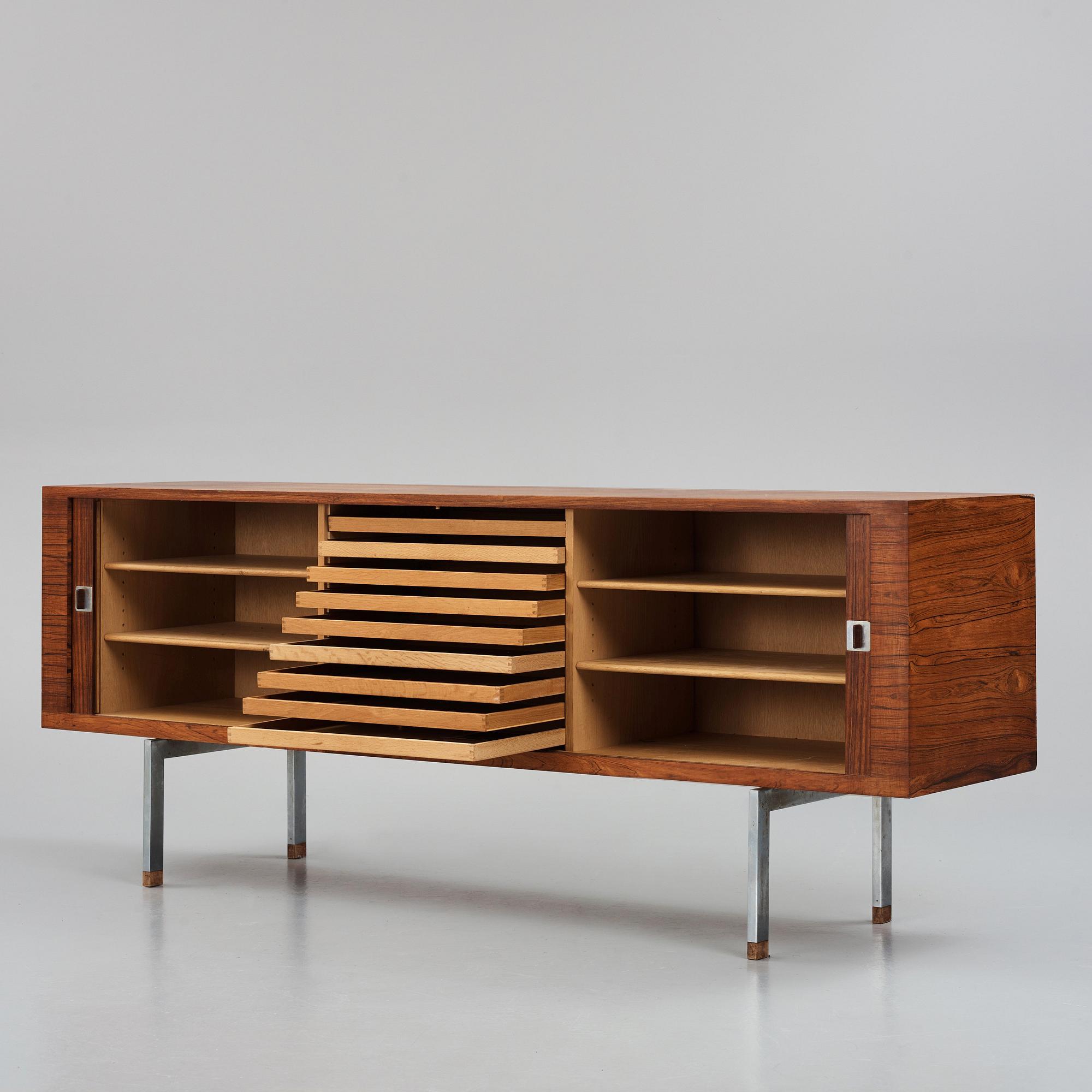 Hans J. Wegner, a sideboard, "President" 'RY-25', Ry Møbler, Denmark 1950s-60s.