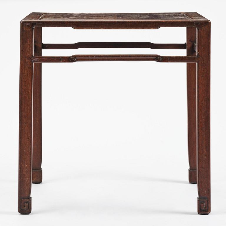 A hardwood table, Qing dynasty.