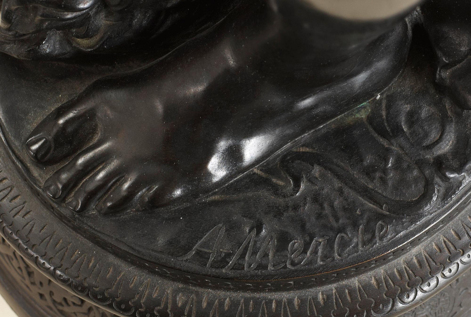 Jean Antonin Marius Mercié, "David vainqueur" (= The winner David).