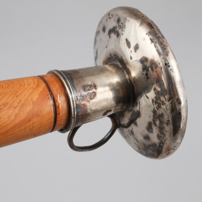 LÅNGPIPOR, 3 st, sjöskum, 1800-tal.