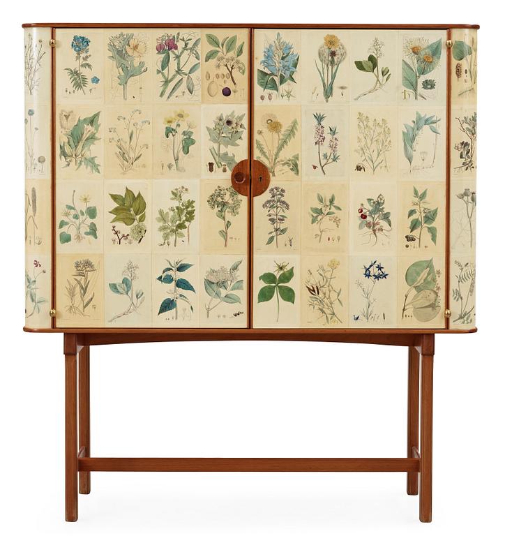 A Josef Frank 'Flora' cabinet by Svenskt Tenn 1965.