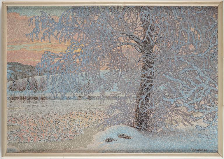 Gustaf Fjaestad, Rimfrost.