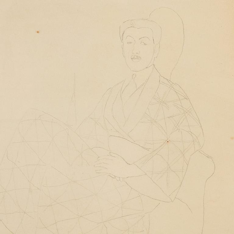 Arvid Fougstedt, Portrait depicting Mauritz Stiller.