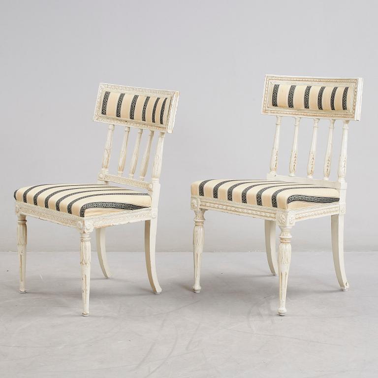 STOLAR, 2 st, Sengustavianska, 1800-talets första hälft.