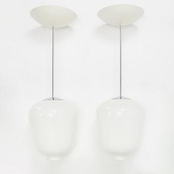 A pair of ceiling lamps, 'Zero', Sweden, late 20th century.