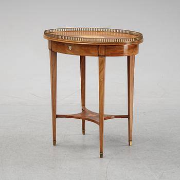 A composite sewing table, Gustavian style, 19th and 20th Century.