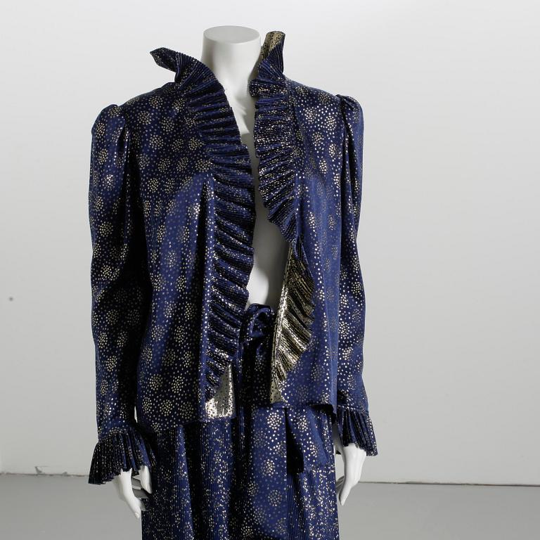 DRÄKT, två delar, Yves Saint Laurent.