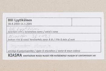 Olli Lyytikäinen, Untitled.