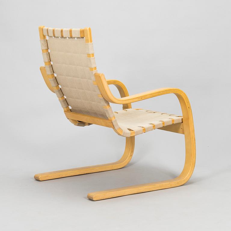 Alvar Aalto, fåtölj, modell 406, Artek, Finland.