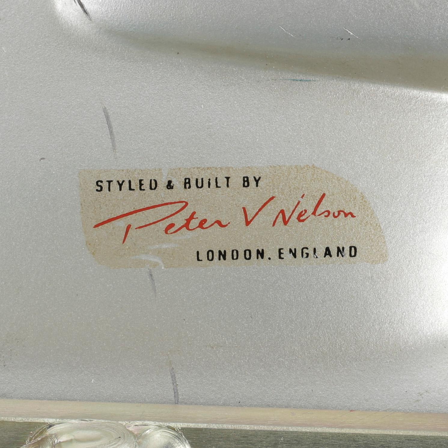 FLYGPLANSMODELL, "Trans World Airlines", Peter V Nelson, numrerad 750. England, sent 1950-tal.