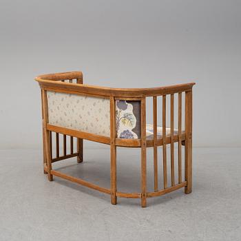 JOSEF HOFFMANN, soffgrupp, 9 delar, Jacob & Josef Kohn, Wien, Österrike tidigt 1900-tal.