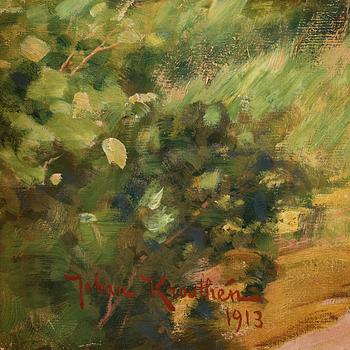Johan Krouthén, Swedish summer landscape.