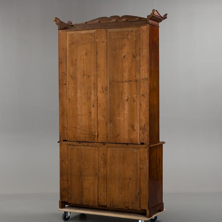 A SWEDISH BOOKCASE, first half of the 19th century.