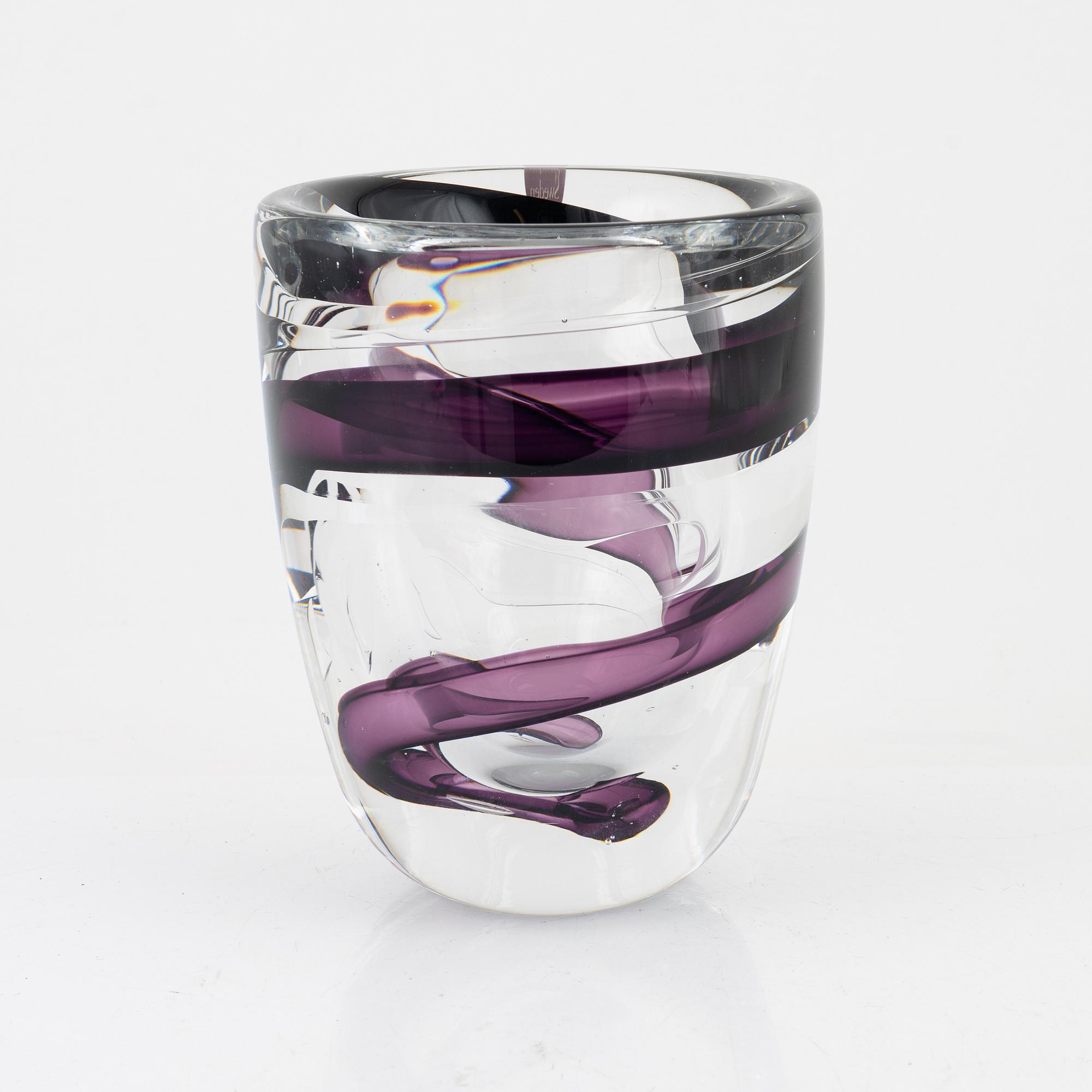 Lars Hellsten, a vase, Orrefors.