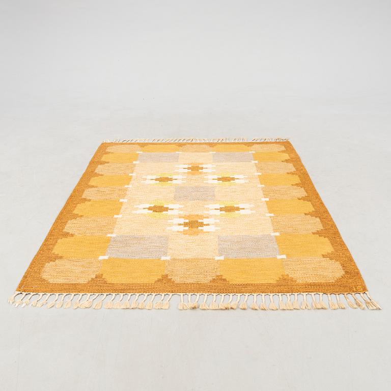 Ingegerd Silow, röllakan rug signed 232x165 cm.