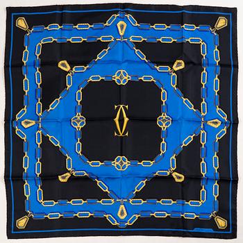 Cartier, scarf.