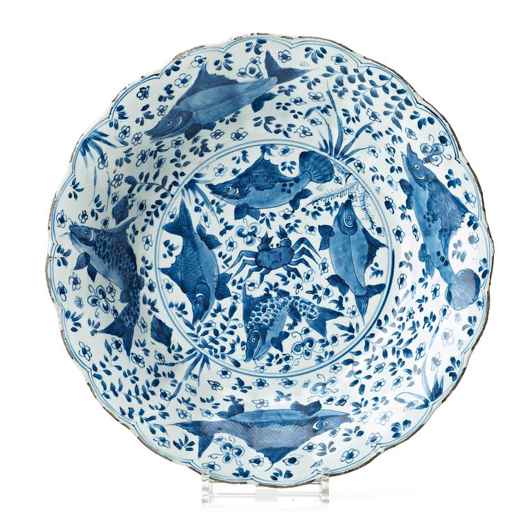FAT, porslin. Qingdynastin, Kangxi (1662-1722).