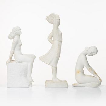 Carin Nilson, ”Västanvind”, ”Styra” and sitting girl.