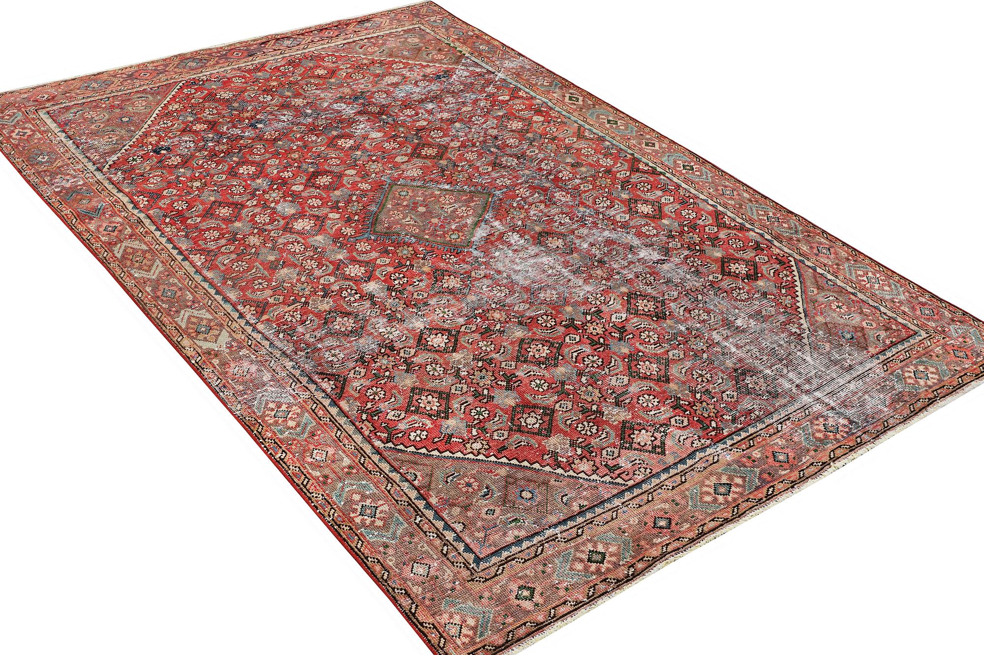 A carpet, Persia, Vintage Design, c. 289 x 190 cm.