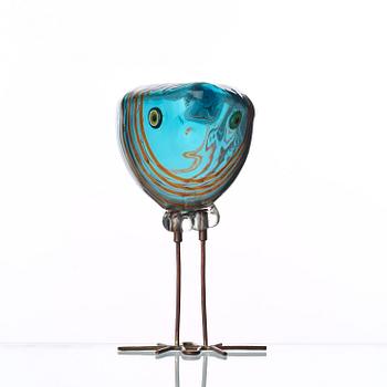 Alessandro Pianon, a 'Pulcino' glass bird, Vistosi, Italy 1960's.