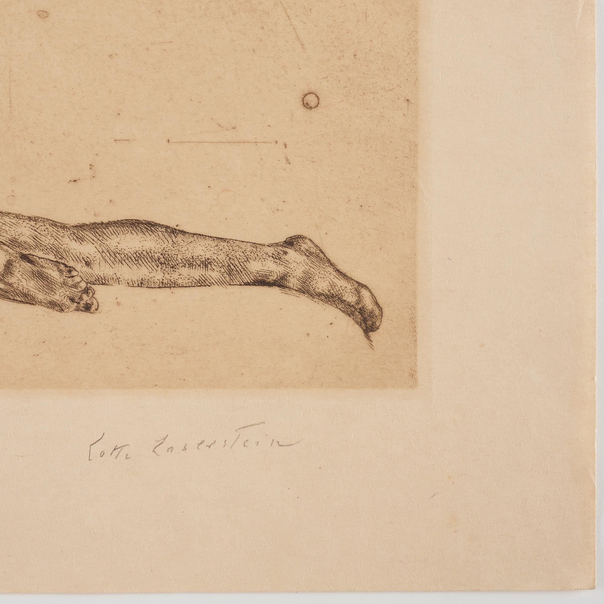 Lotte Laserstein, Nude resting.