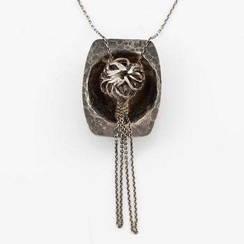 Rosa Taikon, & Bernd Janusch, a necklace, silver, Stockholm 1971.