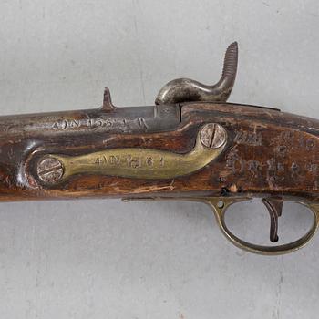 A percussion rifle for the swedish army, m/1851.
