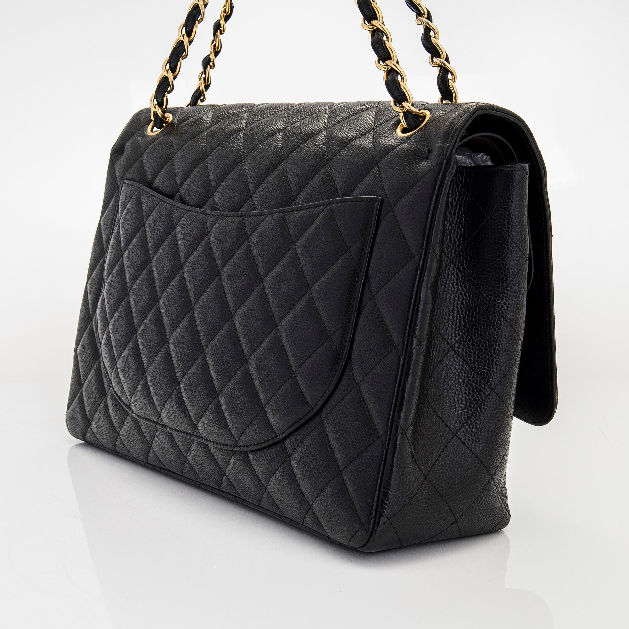 Chanel, a 'Double Flap Bag Maxi' bag, 2013-2014.