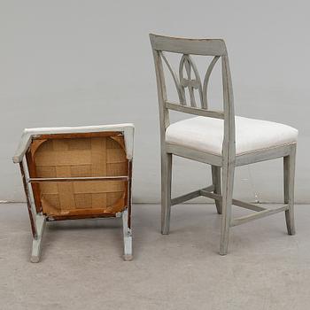 STOLAR, 4 st, empire, 1800-talets första hälft.