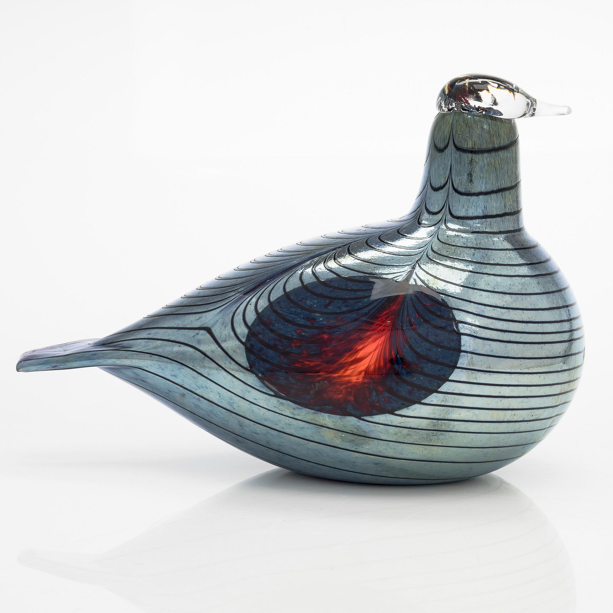 Oiva Toikka, A glass bird 'Pheasant', signed O. Toikka Nuutajärvi.