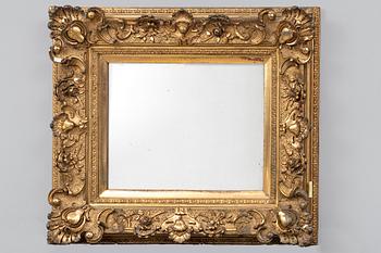 74. FRAMED MIRROR.