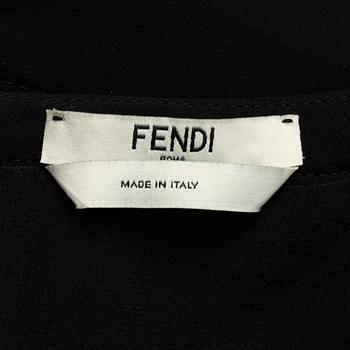 Fendi, a silk dress, Italian size 42.