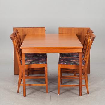 MATGRUPP, 5 delar, Bertil Fridhagen, Bodafors, 1950/60-tal.