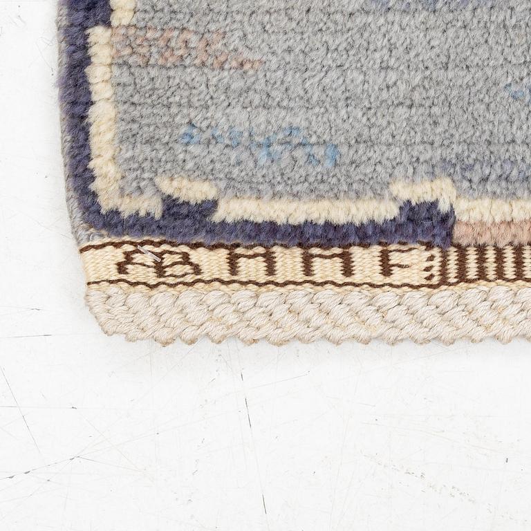 Märta Måås-Fjetterström, a 'Blåringen' carpet, knotted pile, c. 295 x 210 cm. Signed AB MMF.