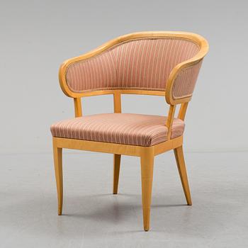 An armchaire by Carl Malmsten, "Jonas love", second half of the 20th century.