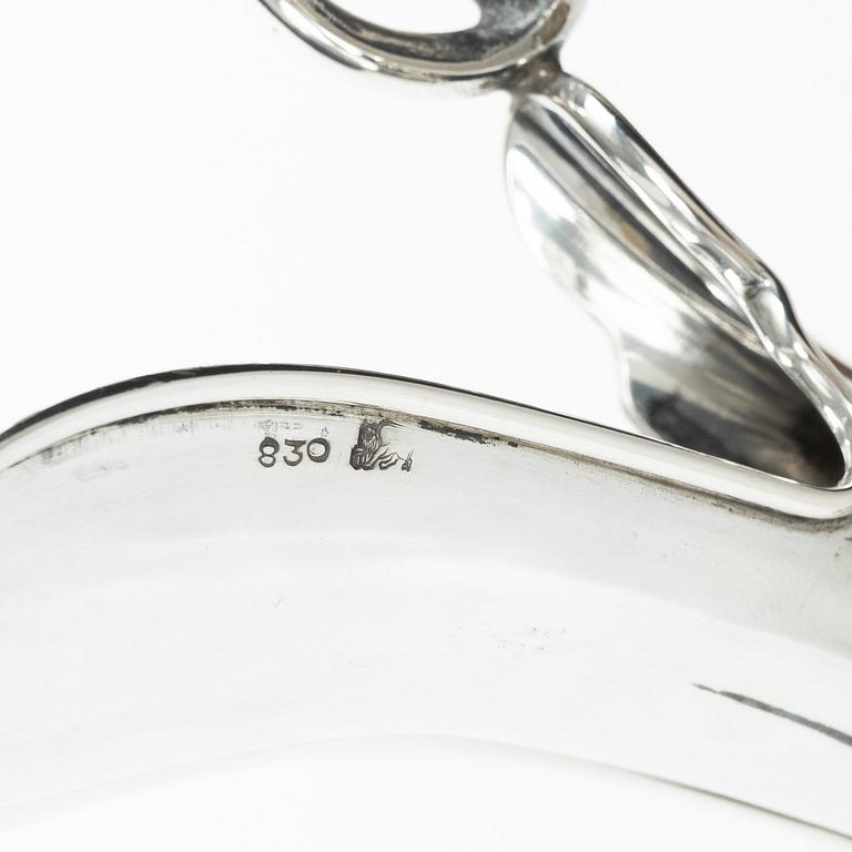 Jug, silver, Swedish import mark, 20th century.