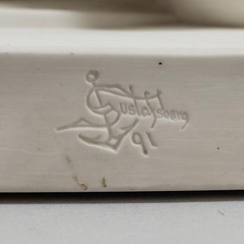 FIGUR, parian, Gustafsberg 1891.