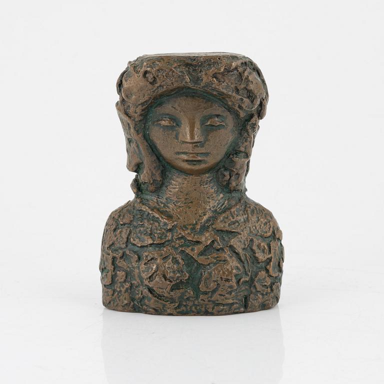 Voldemar Balutis, a signed bronze sculpture, dated 1975.