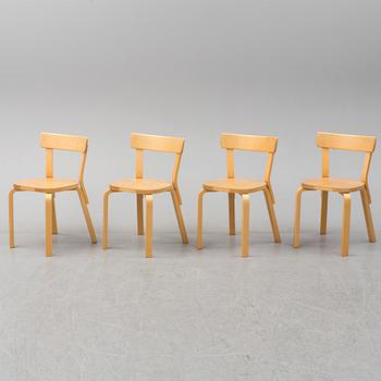 ALVAR AALTO, a five-piece birch dining suite from Artek, Finland.