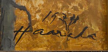 OLAVI HAARALA, olja på skiva, signerad och daterad 1974.