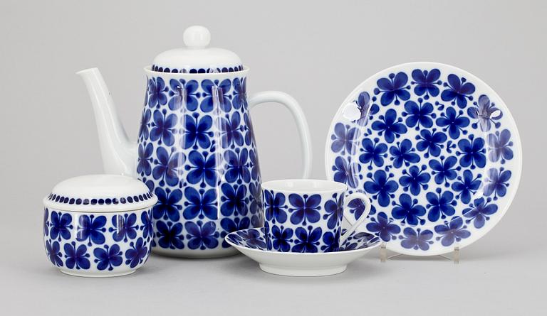 KAFFESERVIS, 26 delar, porslin, "Mon Amie", Marianne Westman, Rörstrand.