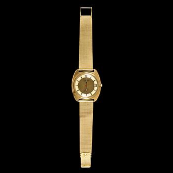 ARMBANDSUR, Omega, 18k guld. Tot ca 107 gr.