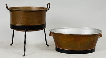 KITTEL SAMT BALJA, koppar, 1800-tal.