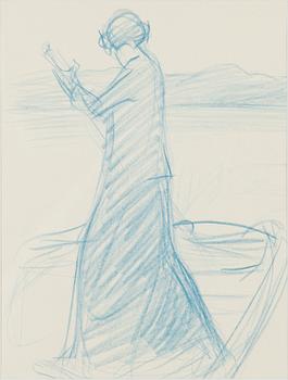 Santeri Salokivi, drawings, 4 pcs.