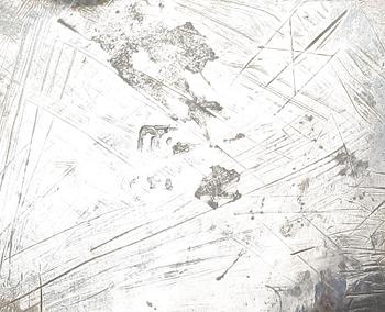 BÄGARE, silver, troligen barock, 1700-tal. Vikt ca 80g.