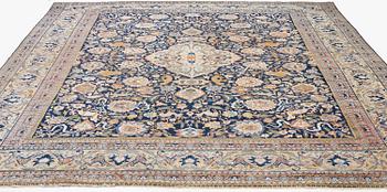 An antique Tabriz carpet, Northwest Persia (Iran), c. 495 x 403 cm.