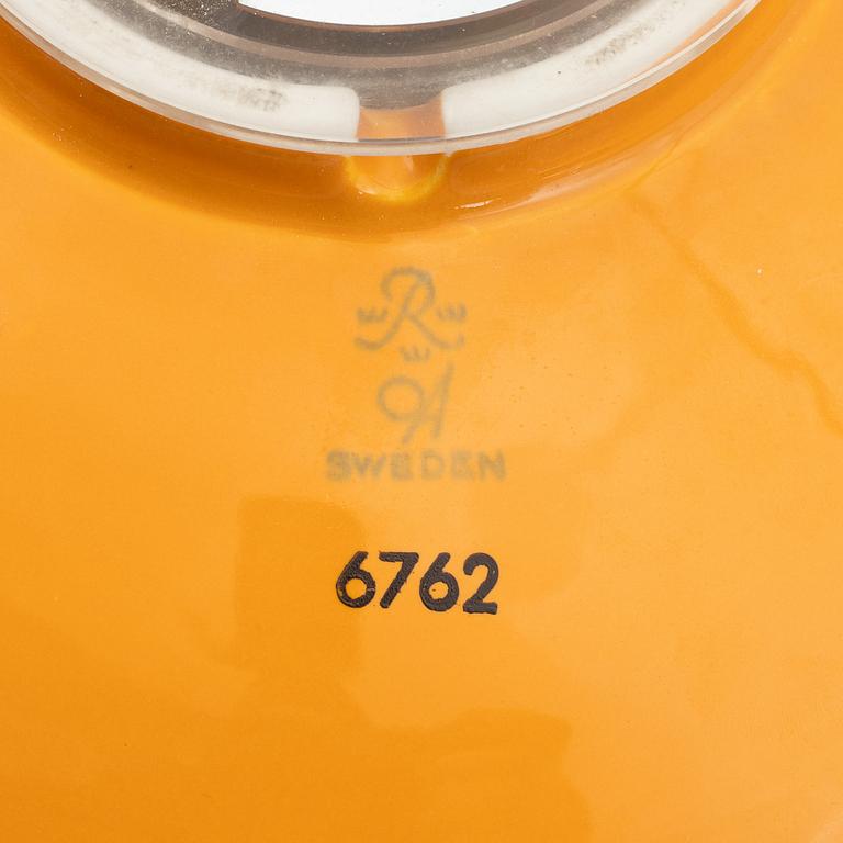 Olle Alberius, vägglampor, ett par, modell "6762", Rörstrand, 1960/70-tal.